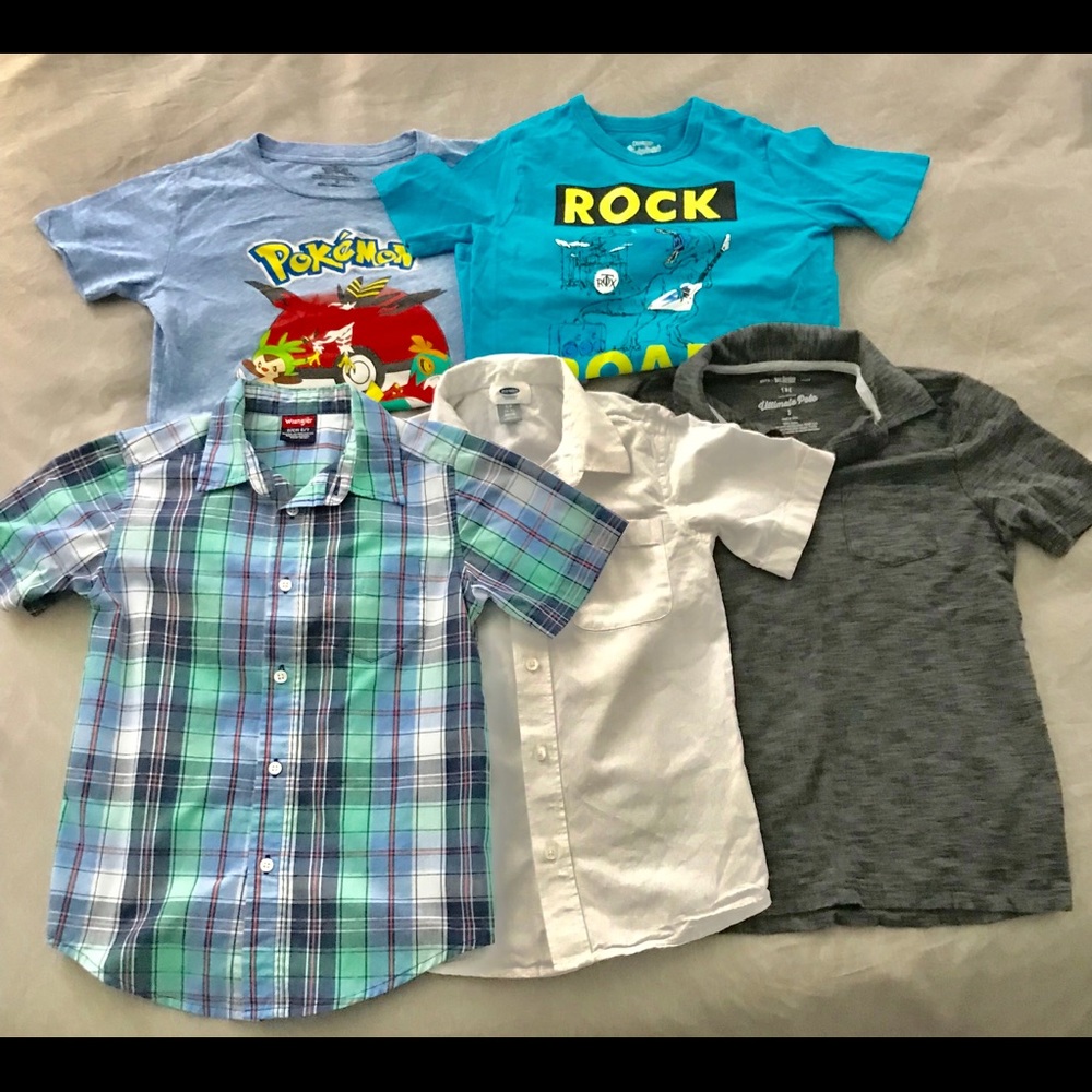 Boys size 7 T-shirts